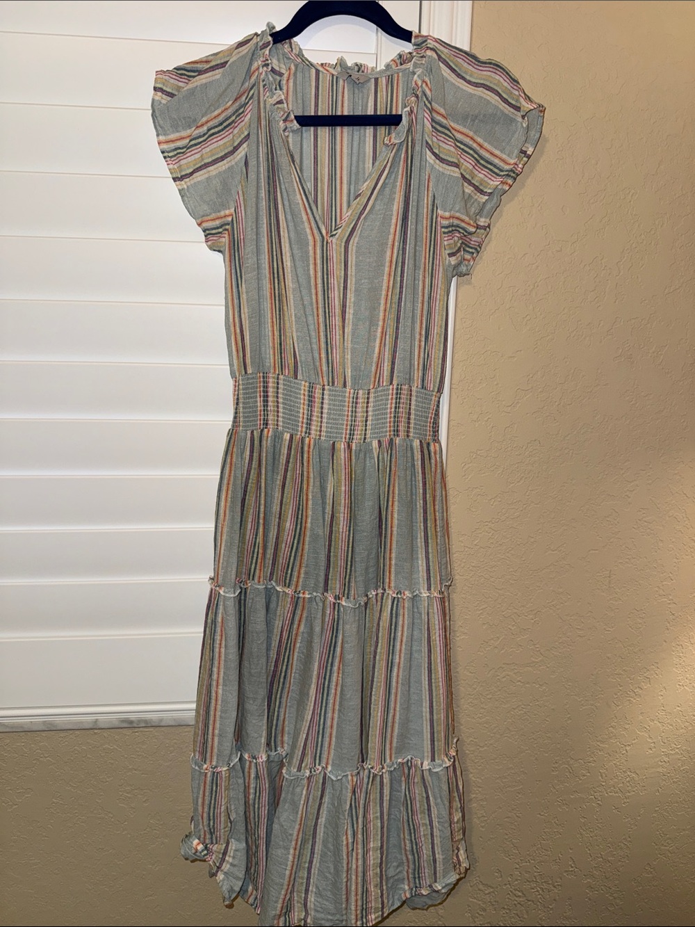 Rails Sage Multicolor Stripe Maxi Dress
